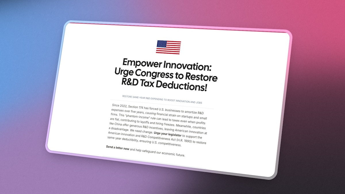 Legisletter Landing Pages